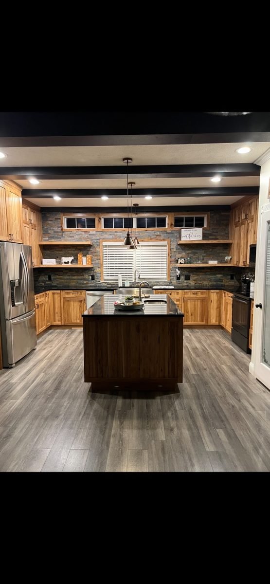 Rustic kitchen, another angle